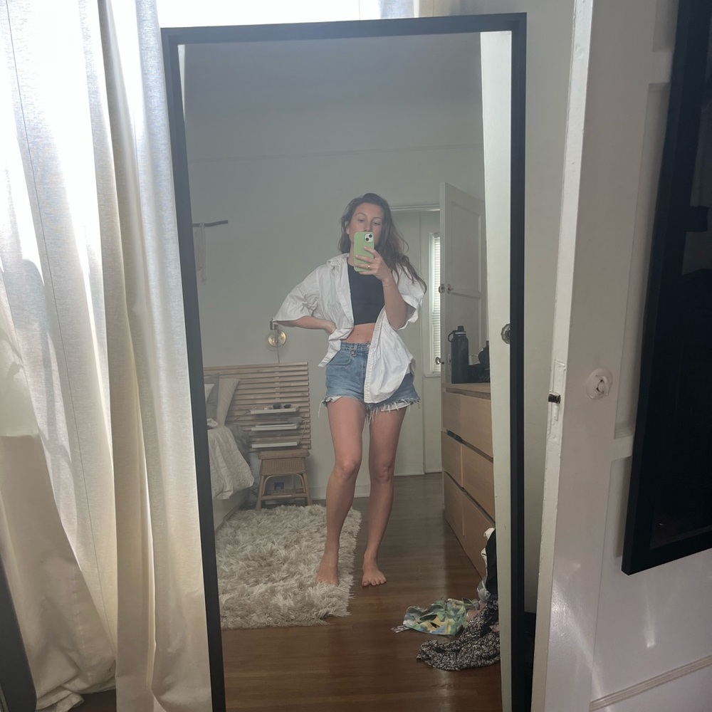 Vintage shirt sleeve white button down